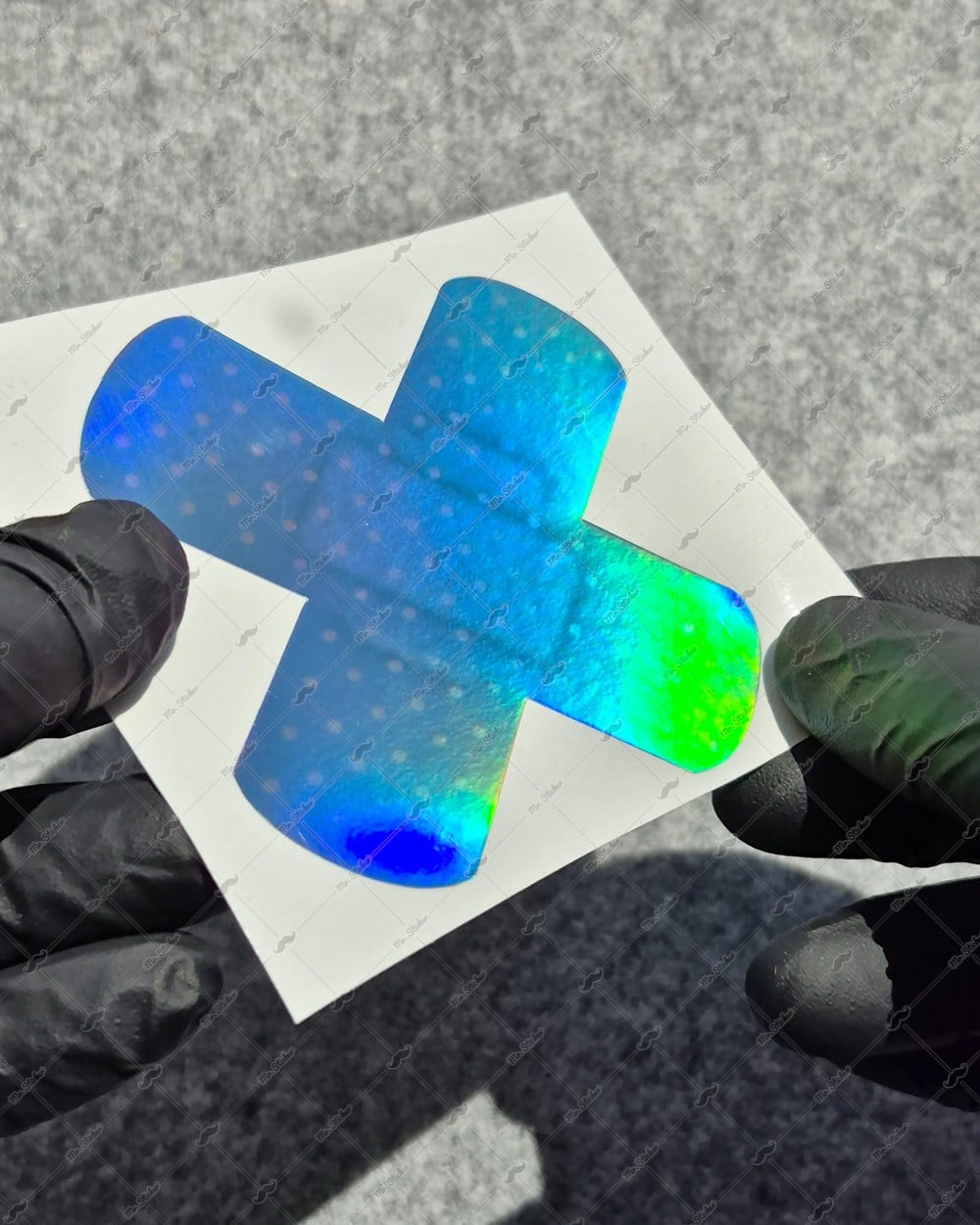 HLG116 Hologram Mavi Yarabandı Etiketi