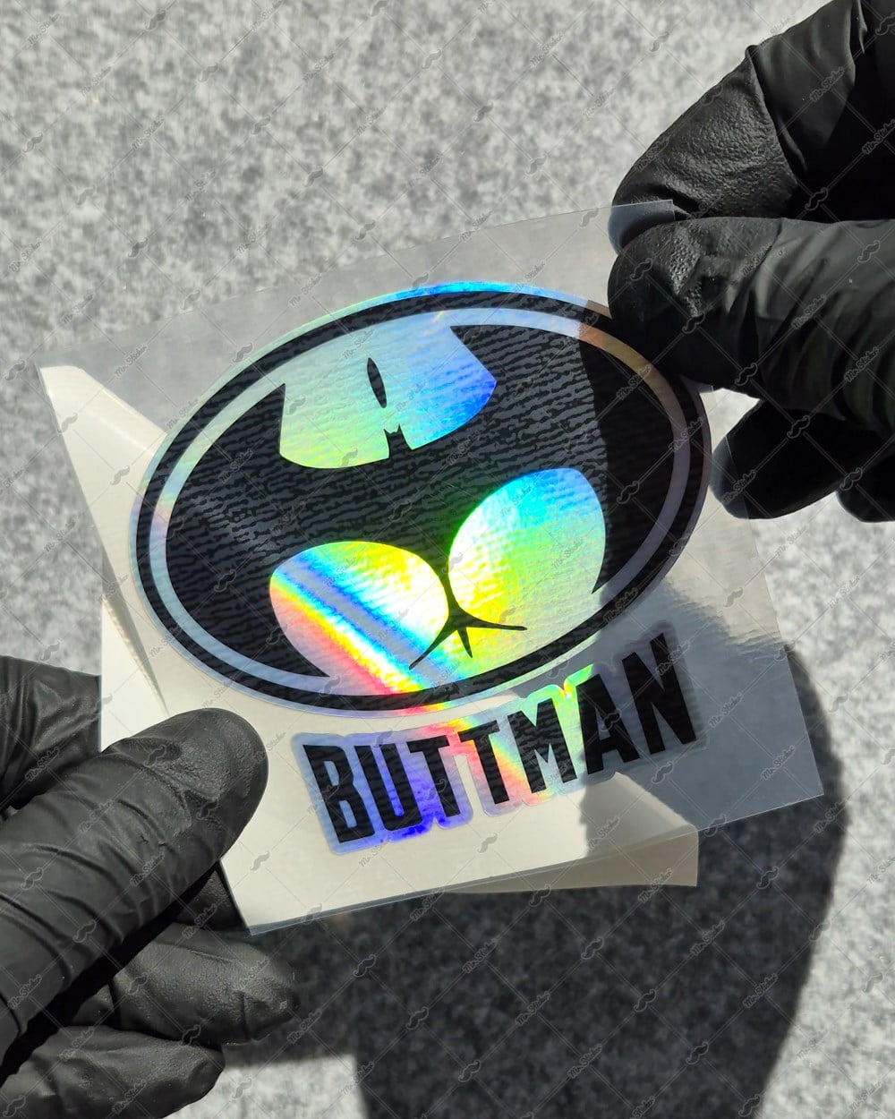 HLG124 Hologram Buttman Yazılı Etiket