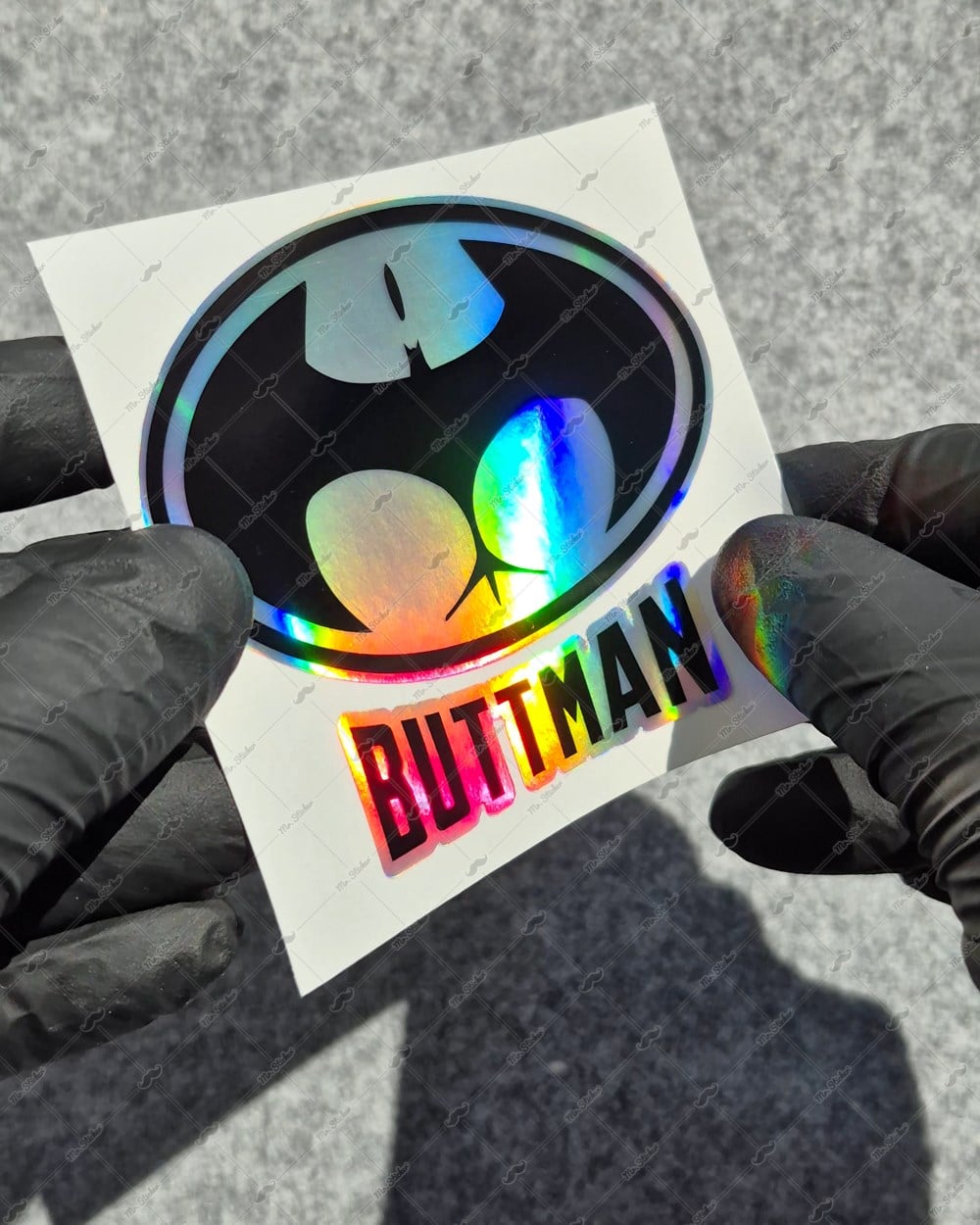 HLG124 Hologram Buttman Yazılı Etiket
