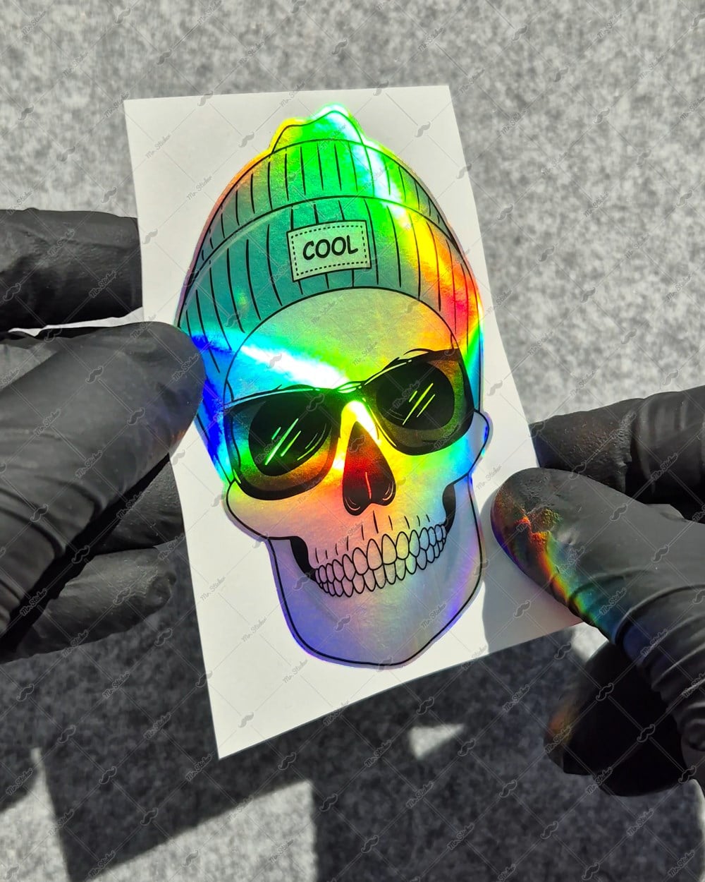 HLG127 Hologram Bereli Cool Kurukafa Etiketi