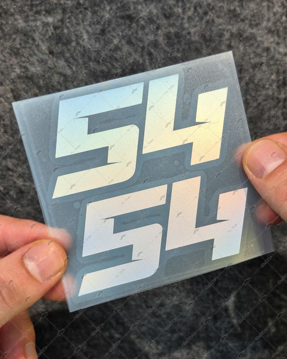 HLG98 Hologram 54 Numara Etiketi 2 li Set