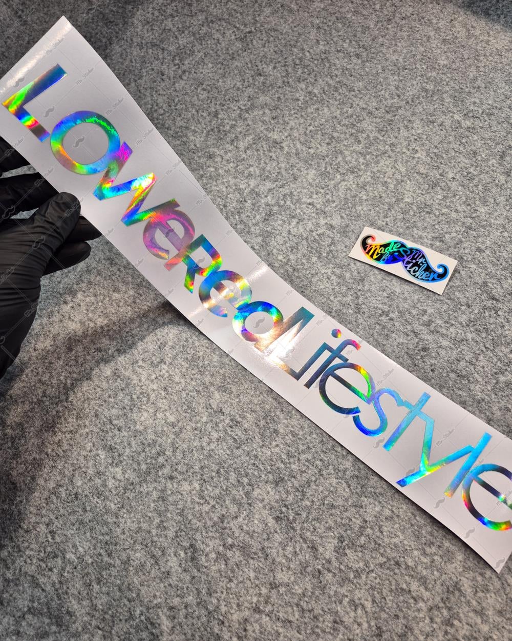 HLG99 Hologram Lowered Lifestyle Yazii Etiket