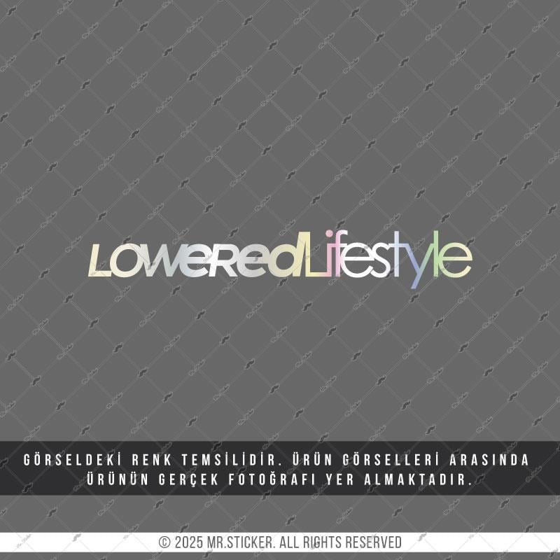 HLG99 Hologram Lowered Lifestyle Yazii Etiket