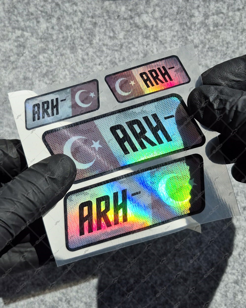 HLGBT14 Hologram A Rh Negatif (-) Kan Grubu Etiket Seti