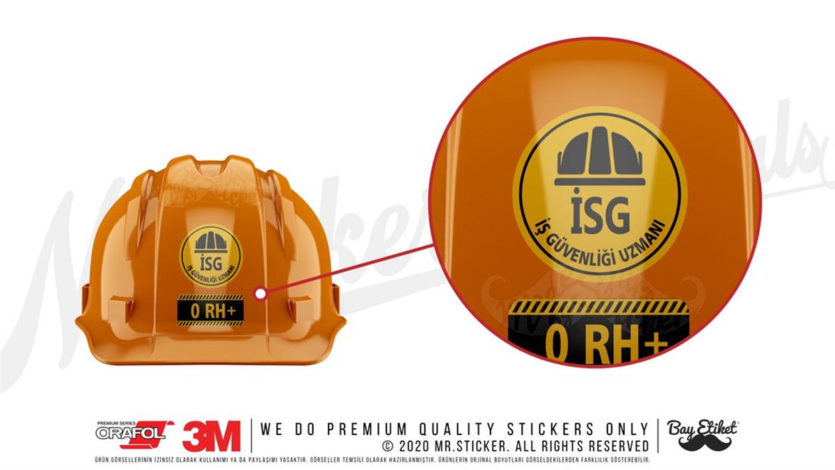 ISG24 Reflektif ISG Yazili Etiket V3