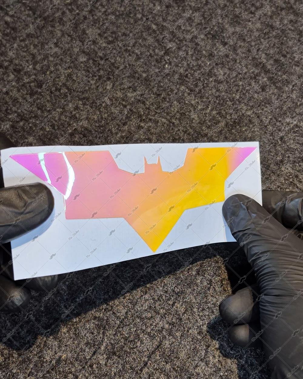 LMT2 Turuncu Pembe Renk Geçişli Özel Seri Sticker