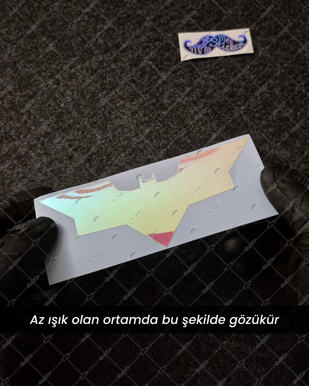 LMT2 Turuncu Pembe Renk Geçişli Özel Seri Sticker