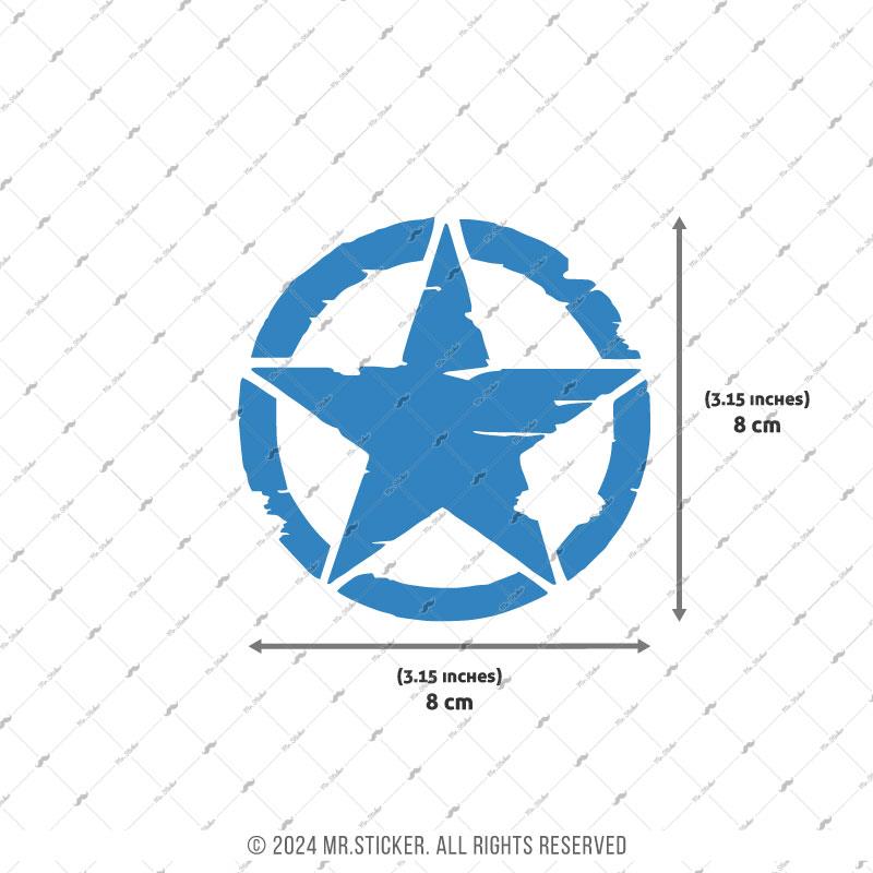 LMT32 Limited Edition Mavi Galaksi Efektli Asker Yıldızı Etiketi