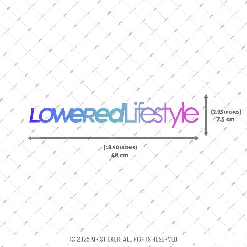 LMT41 Mavi Mor Renk Geçişli Lowered Lifesytle Yazılı Etiket
