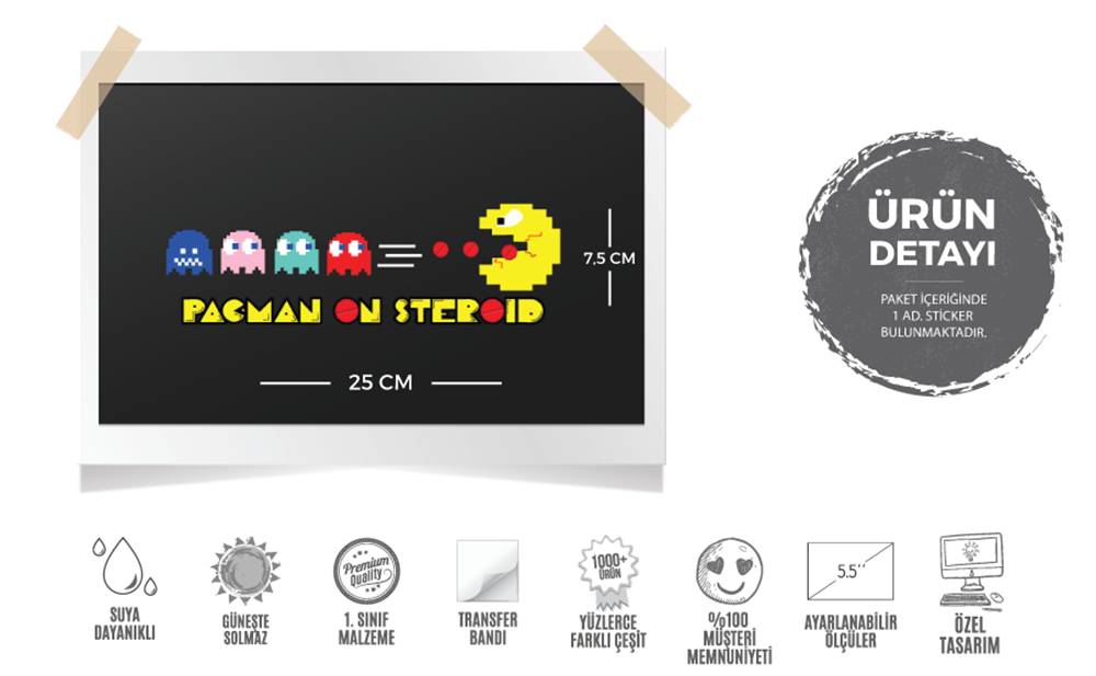 MSL106 Steroidli Pacman Etiketi