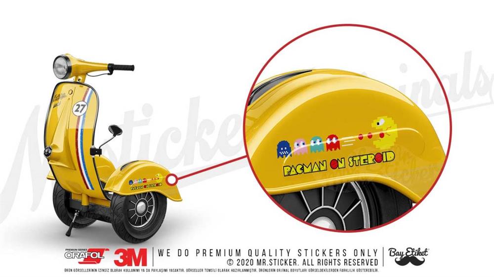 MSL106 Steroidli Pacman Etiketi
