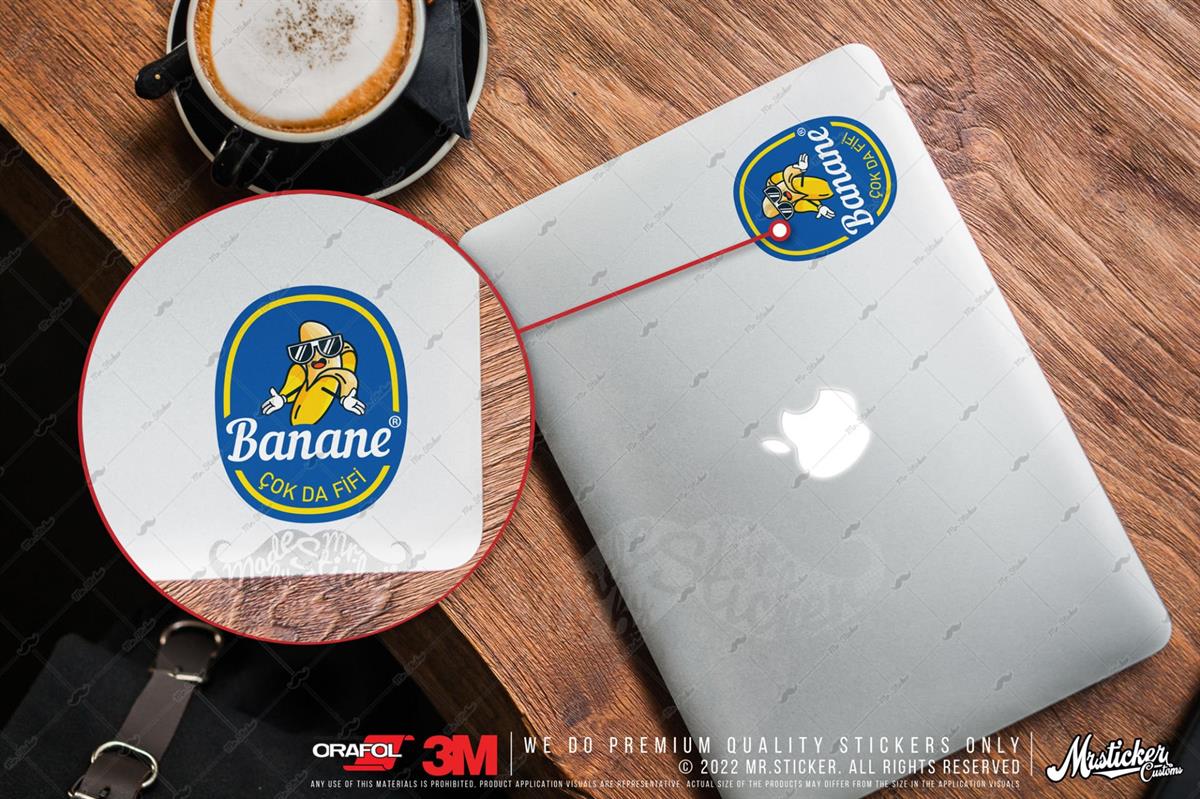 MSL161 Banane Cok da Fifi Etiket Seti