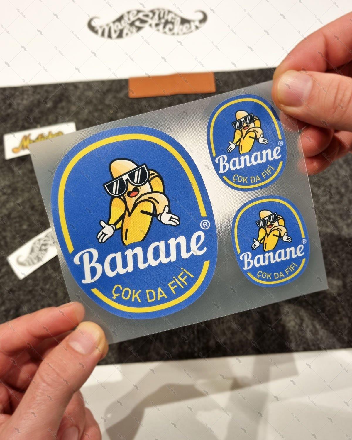 MSL161 Banane Cok da Fifi Etiket Seti