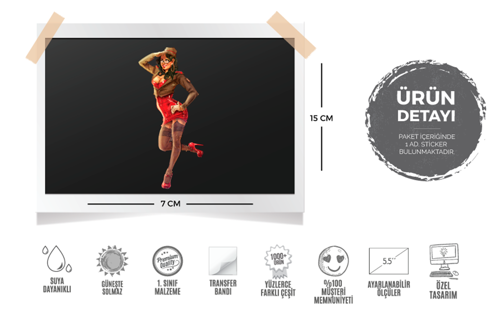 PNP25 Pinup Kizi Etiketi