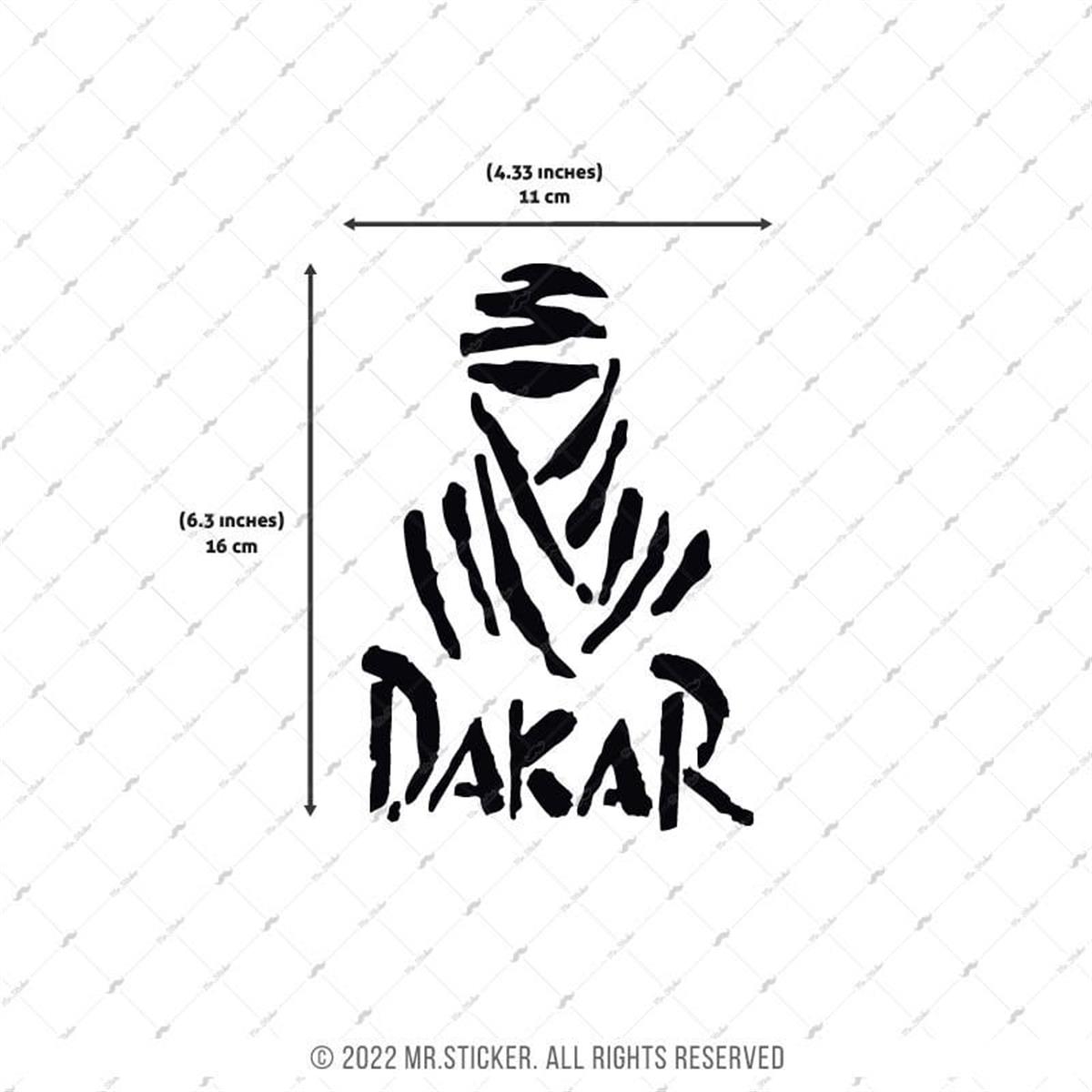 RFBK29 Siyah Reflektif Dakar Etiketi