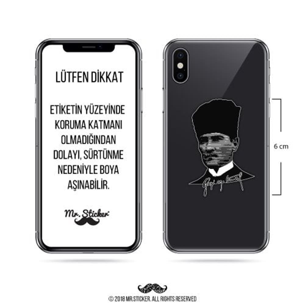 RFHLM122 Reflektif Ikili Gazi Mustafa Kemal Silueti Seti