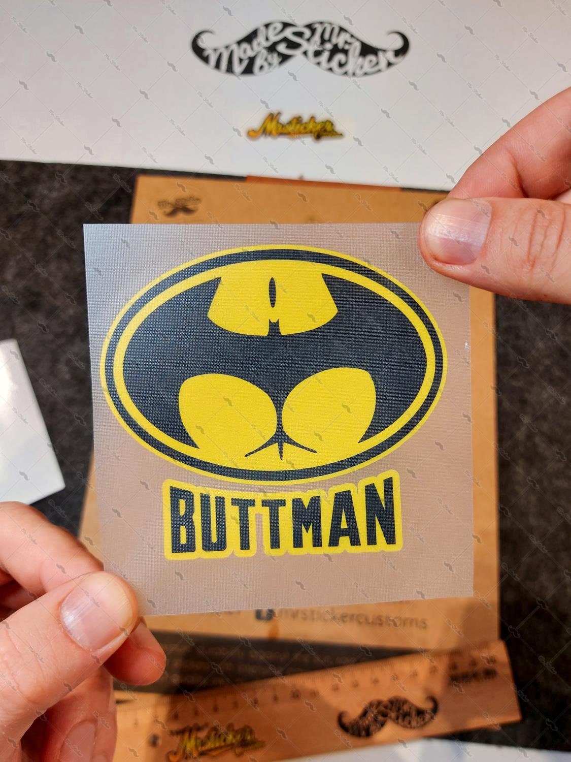RFHLM124 Reflektif Buttman Etiketi