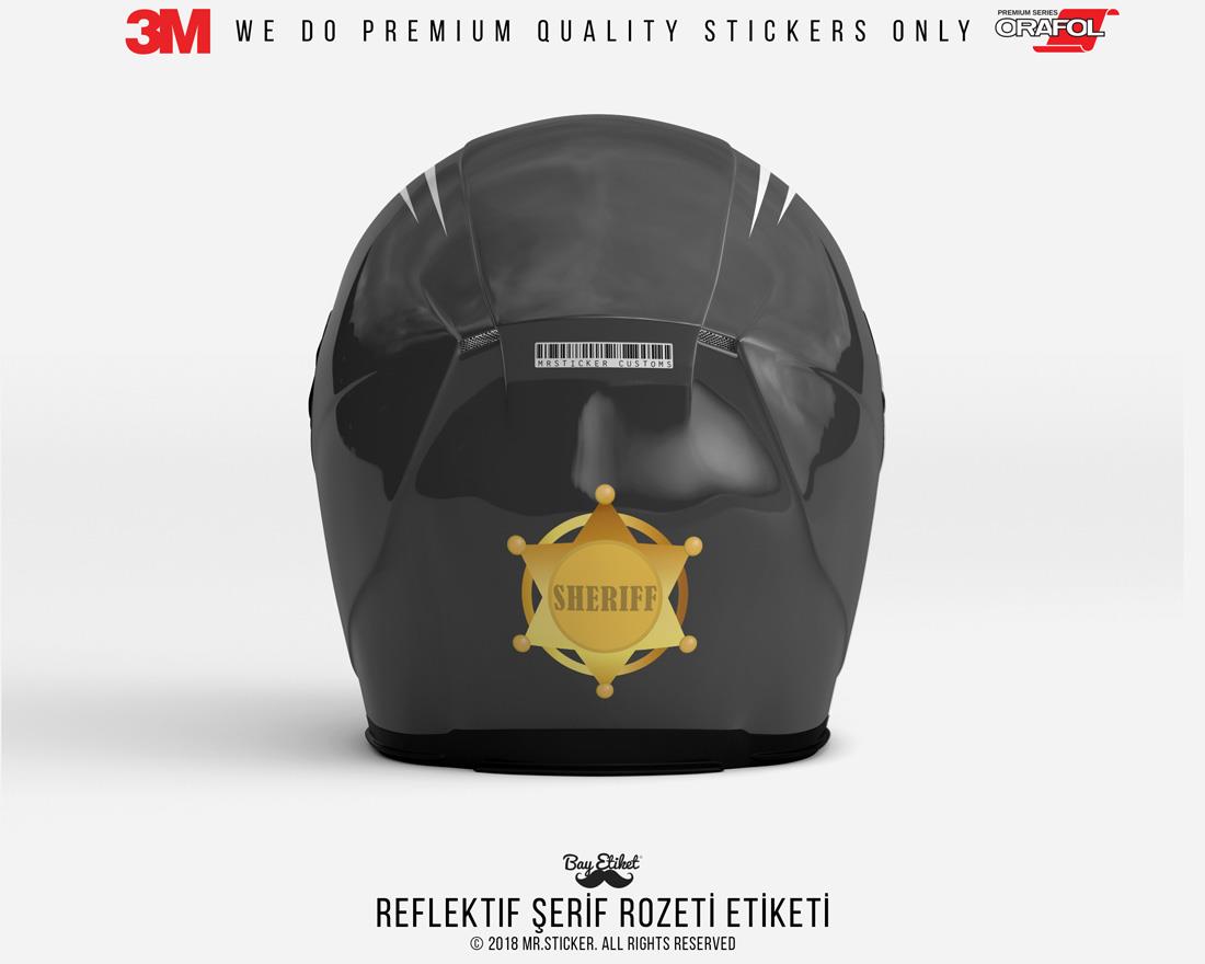 RFHLM148 Reflektif Şerif Yıldızı