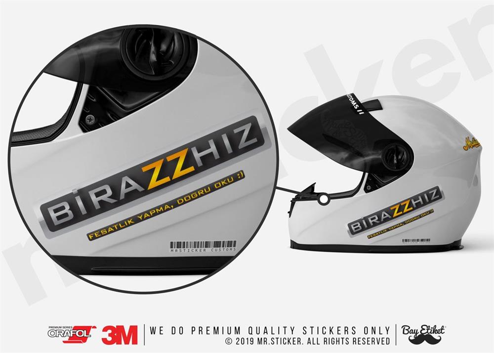 RFHLM163 Reflektif Biraz Hiz Yazili Etiket