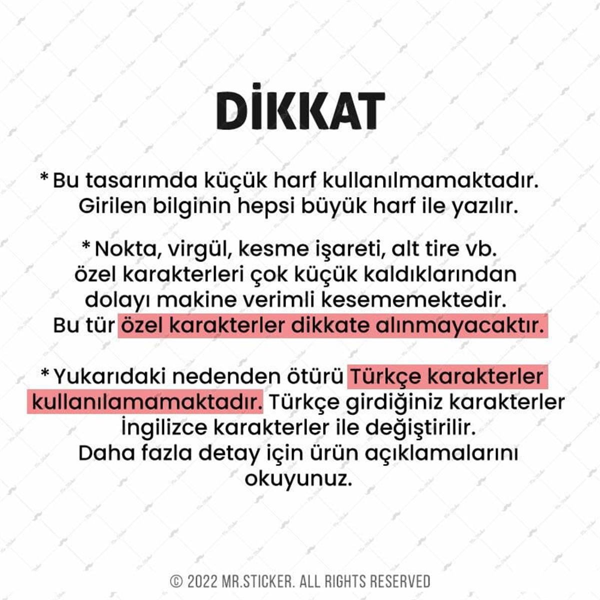 RFHLM190 Reflektif Kisisellestirilebilir Kask Vizoru Etiketi İkili Set