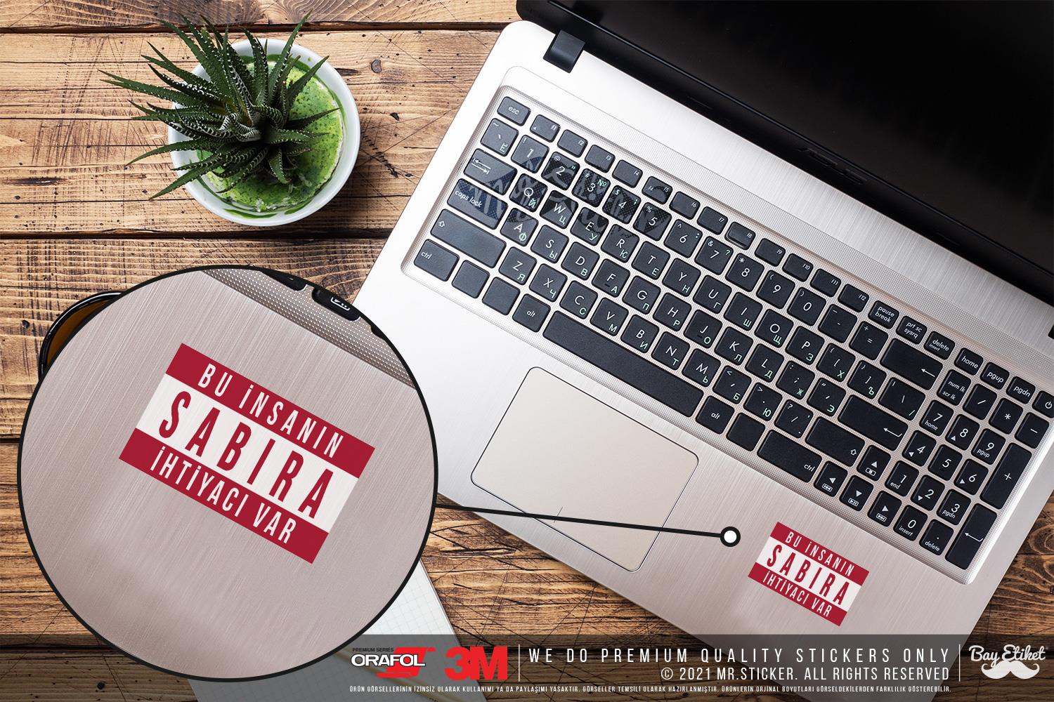 RFHLM195 V2 Sabira Ihtiyaci Var Yazili Etiket Seti