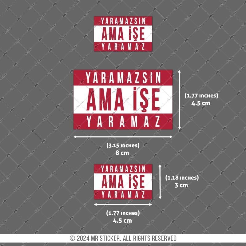 RFHLM196 V2 Ise Yaramazsin Yazili Etiket Seti