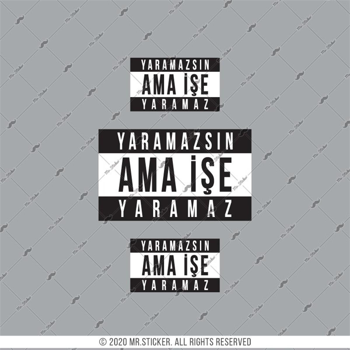 RFHLM196 V2 Ise Yaramazsin Yazili Etiket Seti