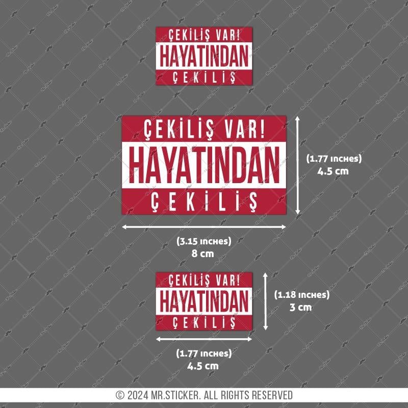 RFHLM198 V2 Cekilis Var Yazili Etiket Seti