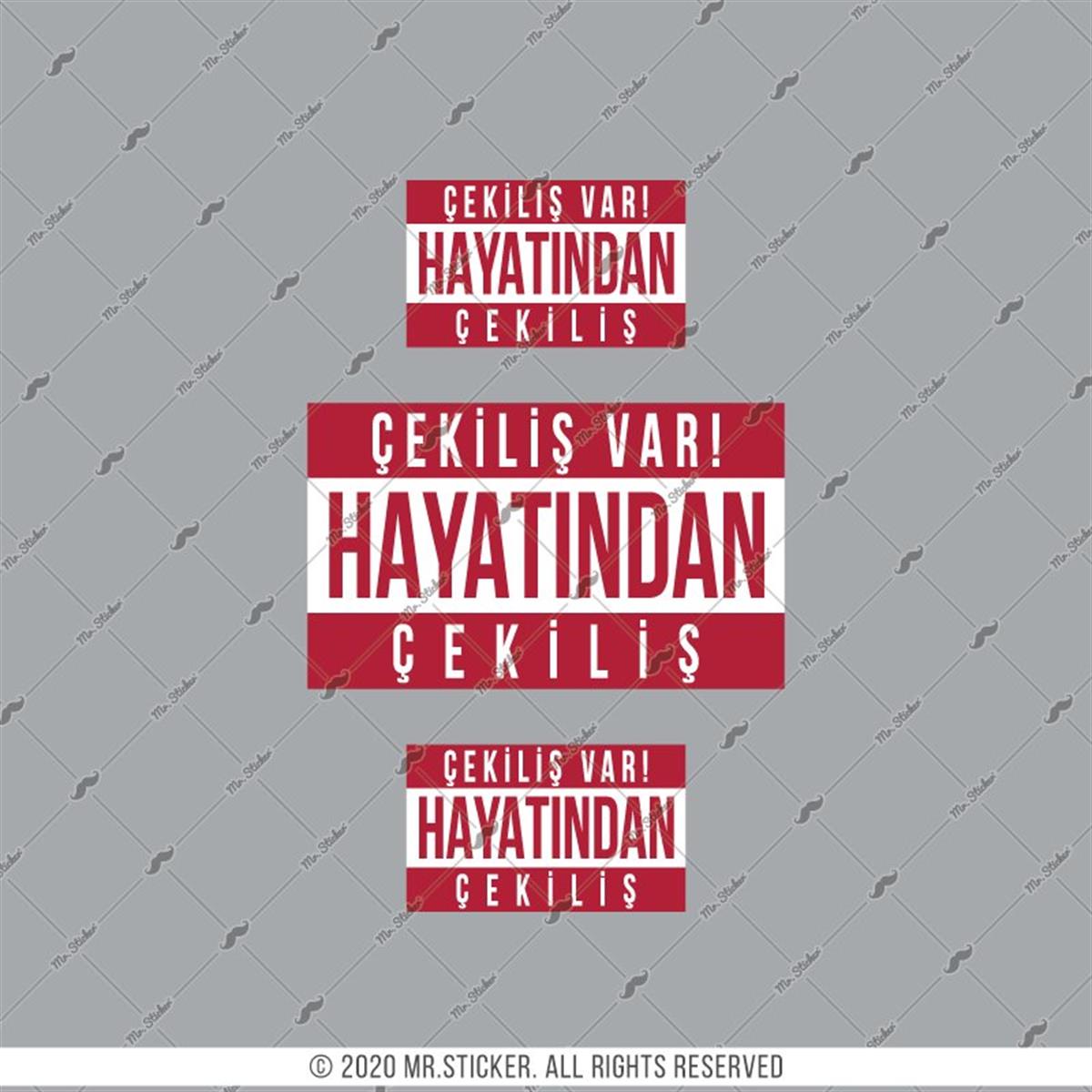 RFHLM198 V2 Cekilis Var Yazili Etiket Seti