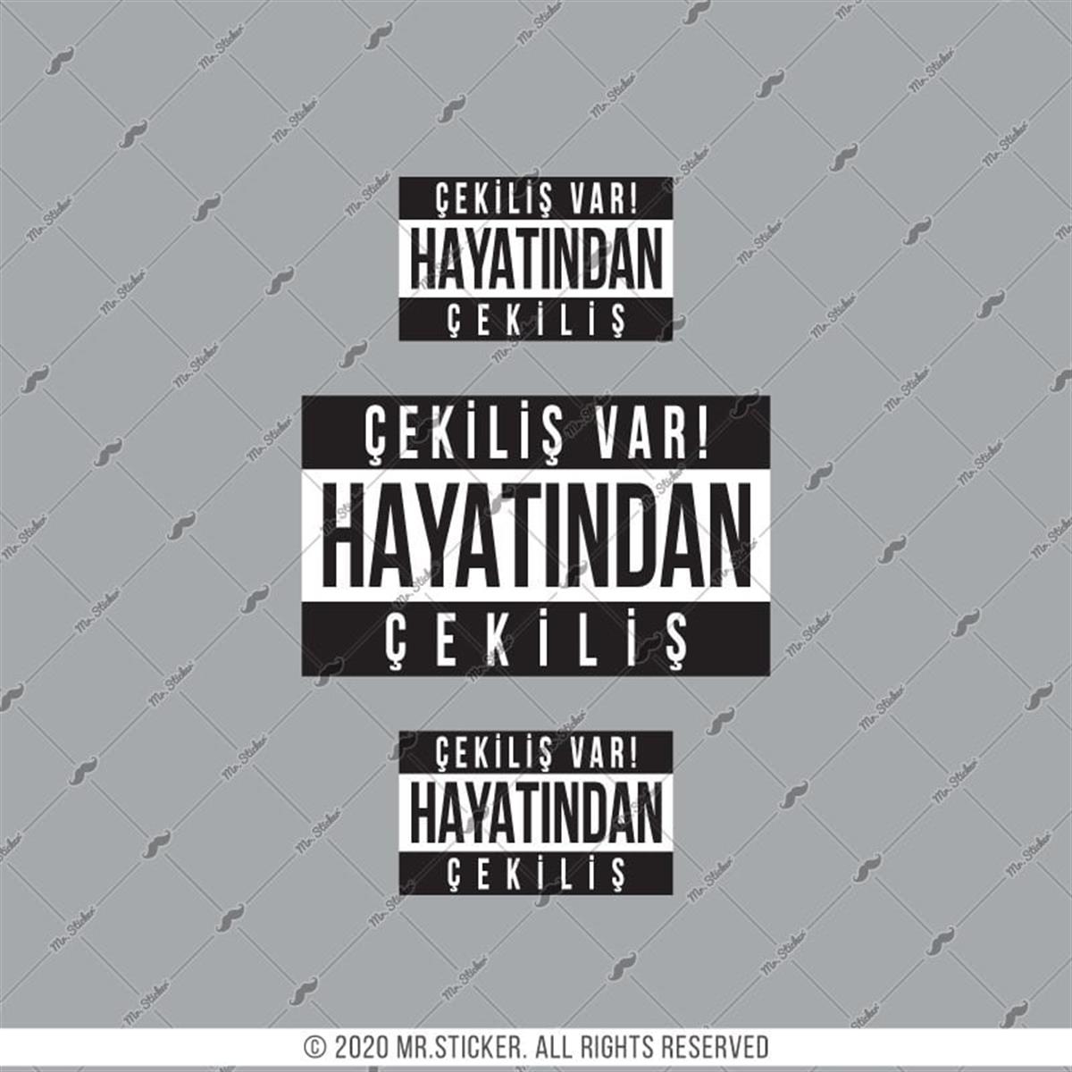 RFHLM198 V2 Cekilis Var Yazili Etiket Seti