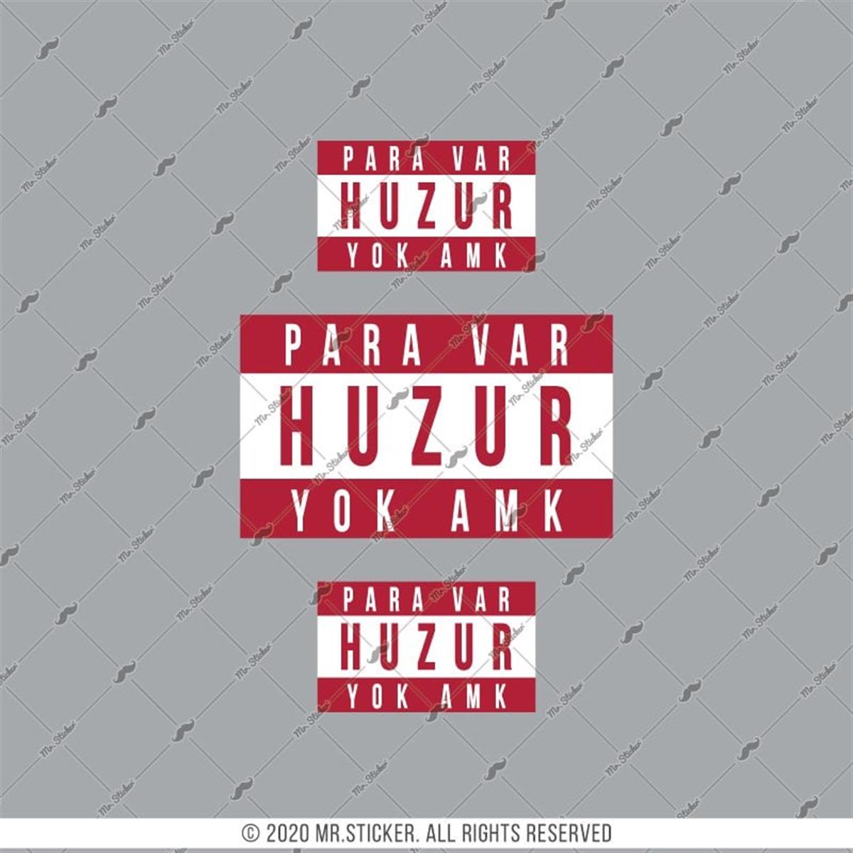 RFHLM202 V2 Para Var Huzur Yok Yazili Etiket Seti
