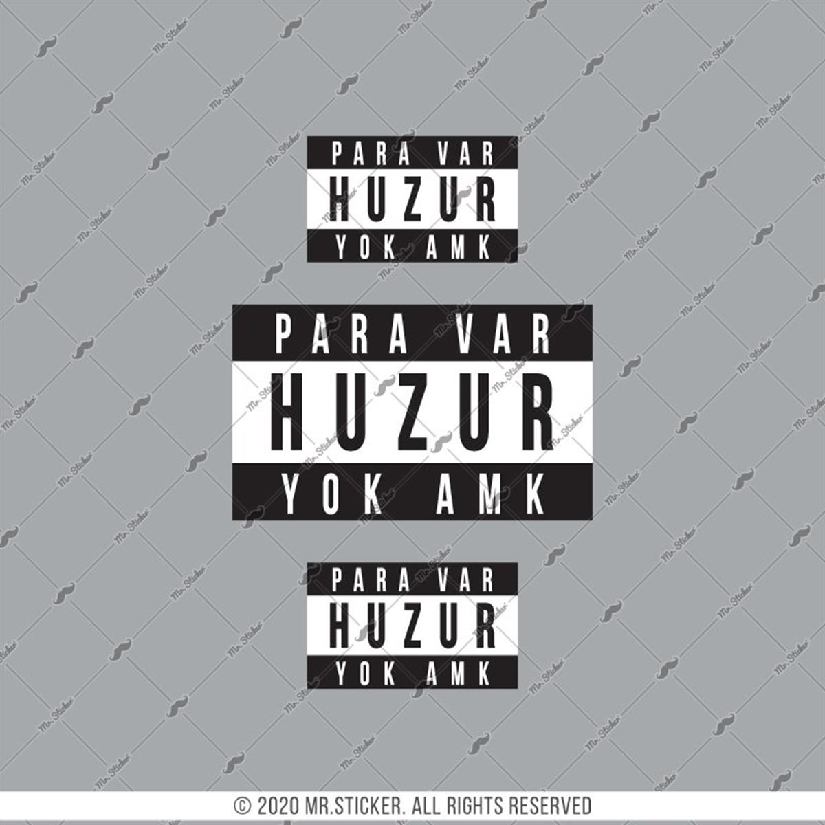 RFHLM202 V2 Para Var Huzur Yok Yazili Etiket Seti