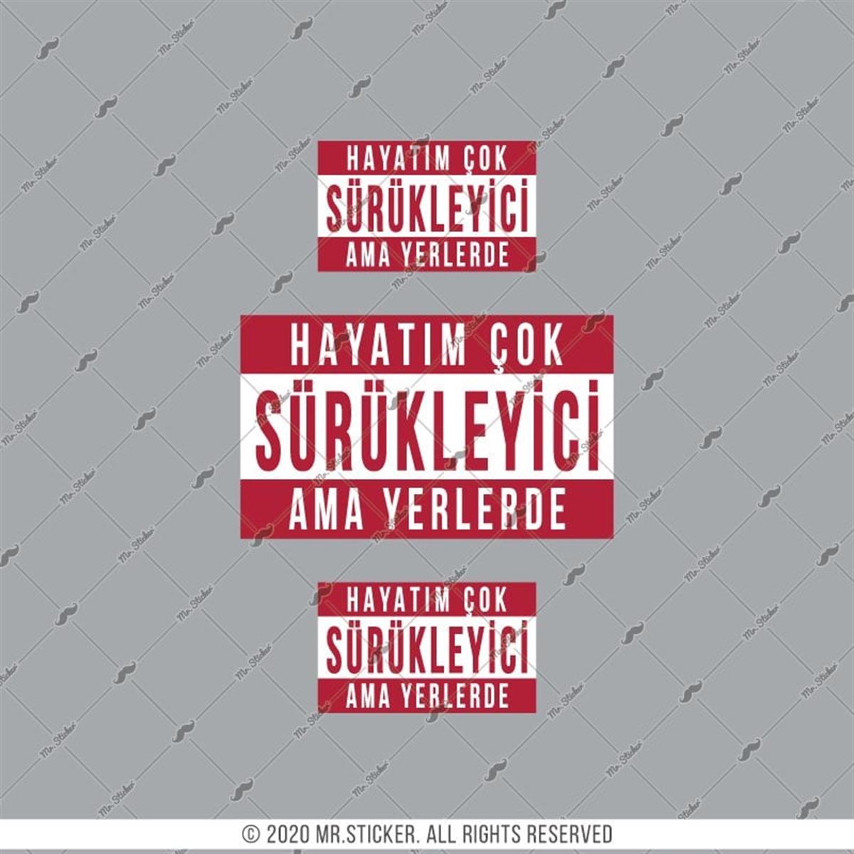 RFHLM203 V2 Hayatim Cok Surukleyici Yazili Etiket Seti