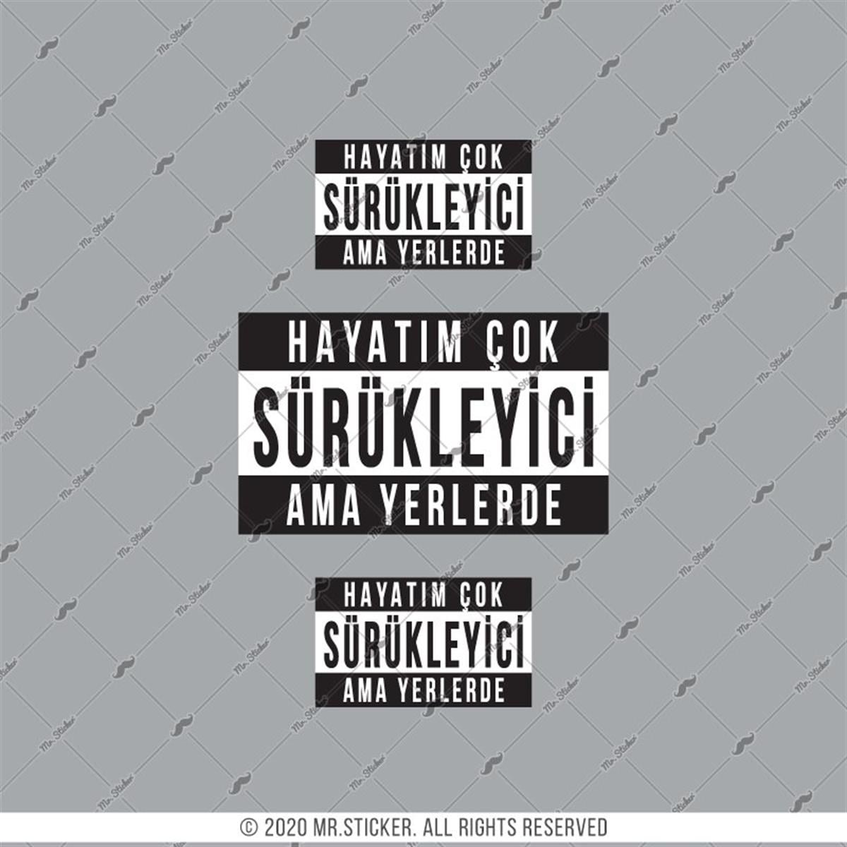 RFHLM203 V2 Hayatim Cok Surukleyici Yazili Etiket Seti