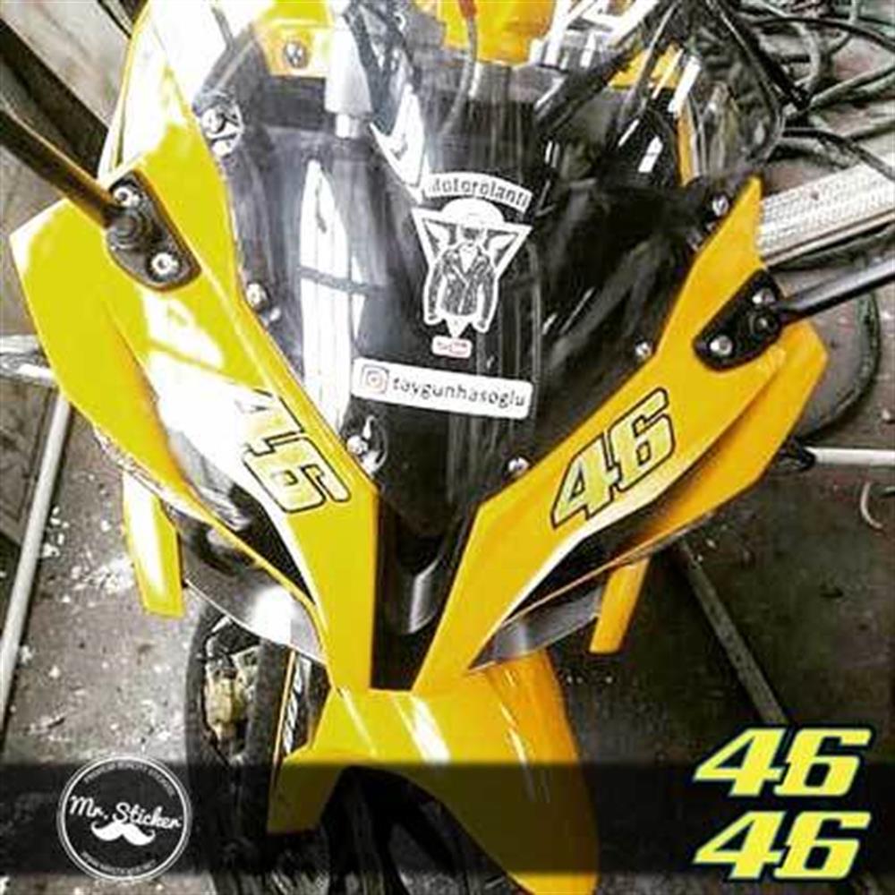 RFHLM51 Reflektif Rossi 46 Etiket Seti - 2'li Set
