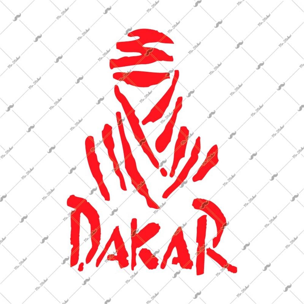 RFHLM56 Reflektif Dakar Etiketi - Kirmizi Renk