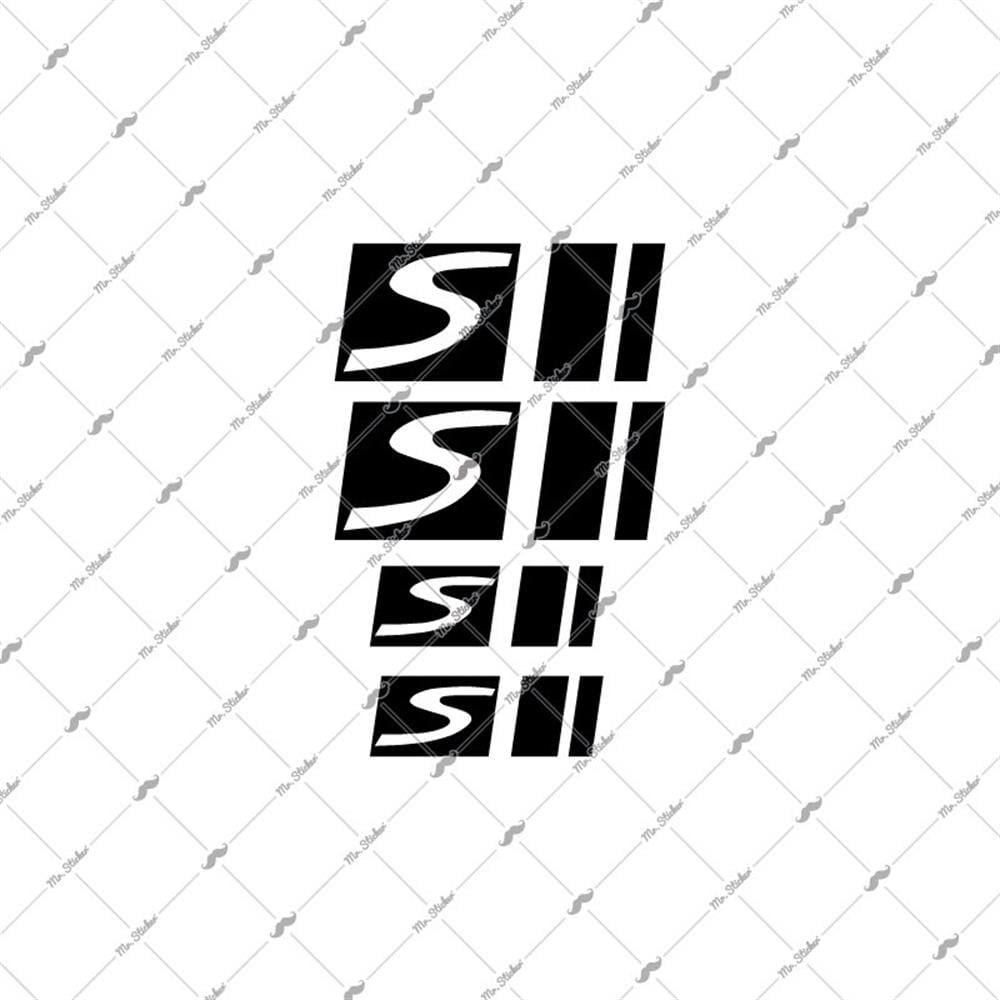 RFHLM81 Vespa Jant Sticker Seti - 2 ad Jant Ici, 2 ad Jant Uzeri