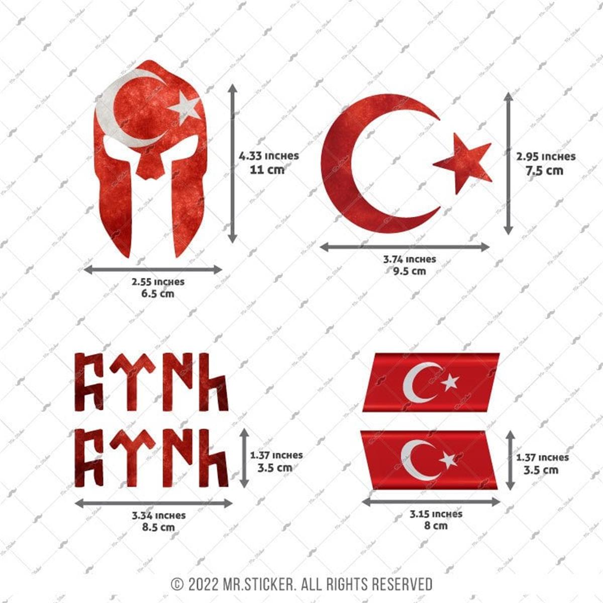 RFHLMBDL5 Reflektif Ay Yildiz Seti