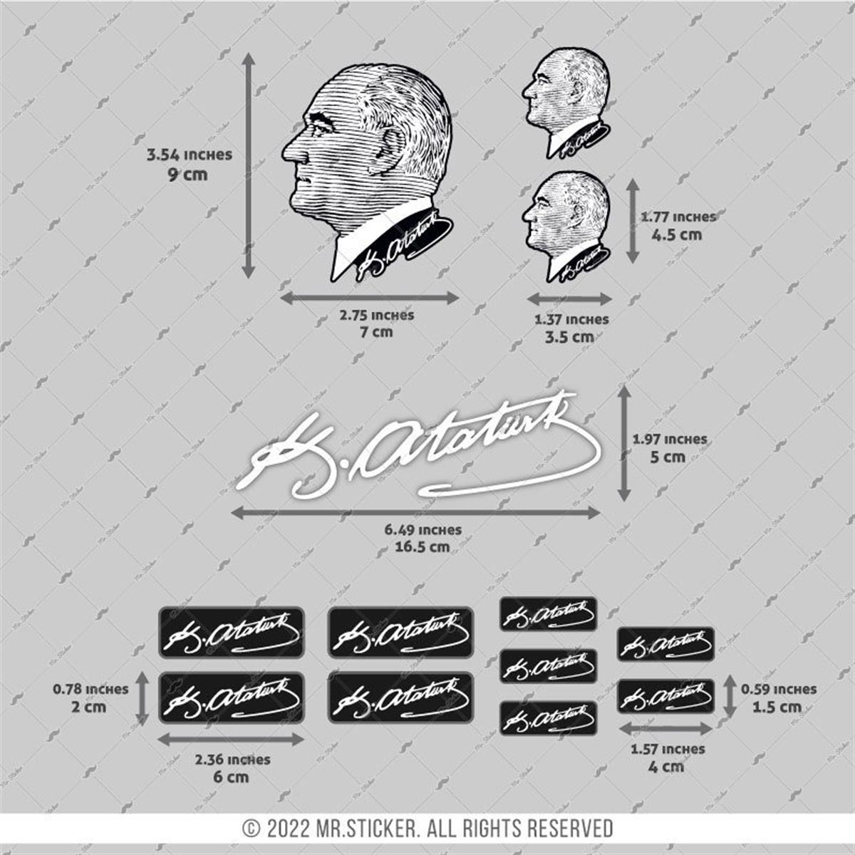 RFHLMBDL7 Reflektif Ataturk Seti