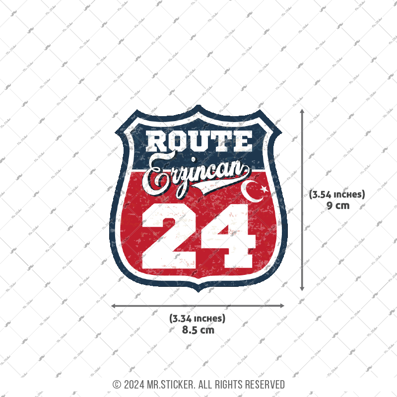 ROUP36 Route Erzincan 24 Etiketi