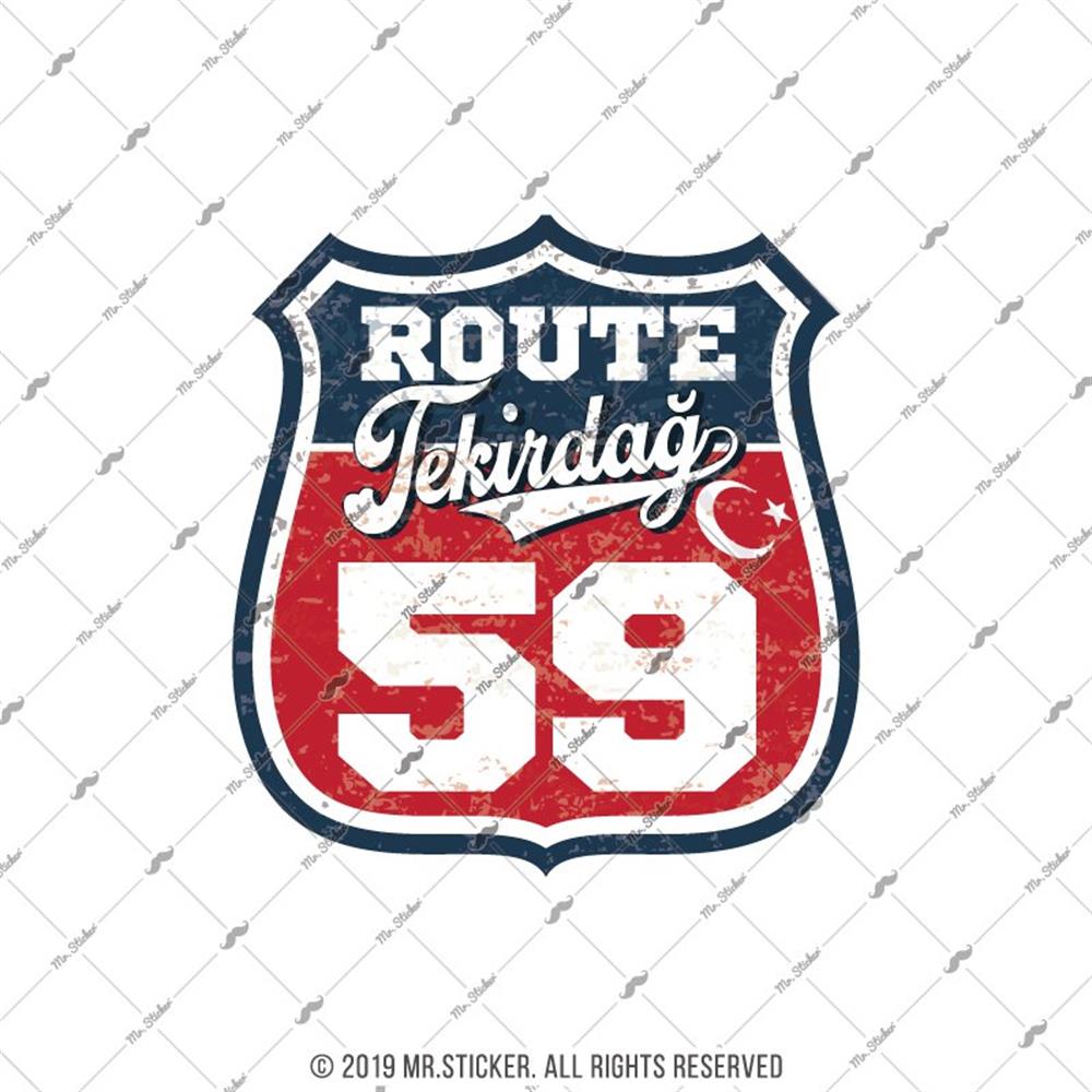 ROUP71 Route Tekirdağ 59 Etiketi