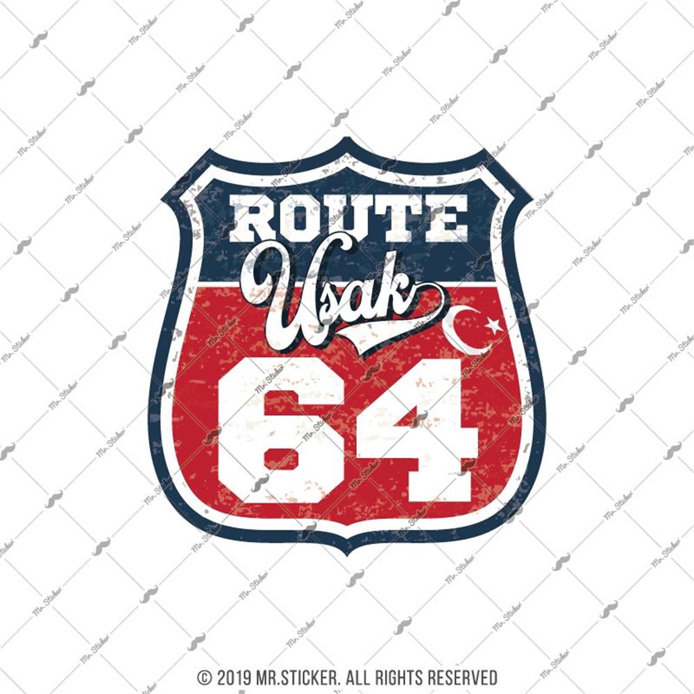 ROUP76 Route Uşak 64 Etiketi