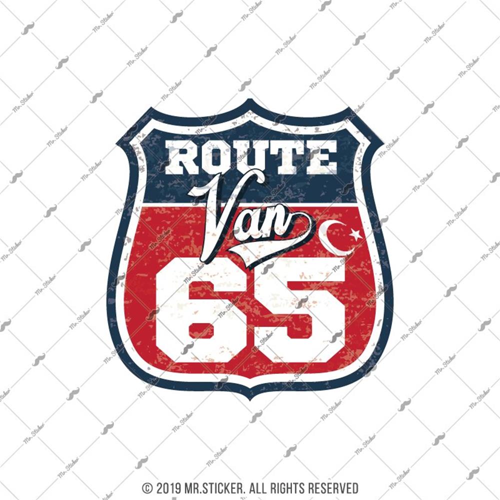 ROUP77 Route Van 65 Etiketi