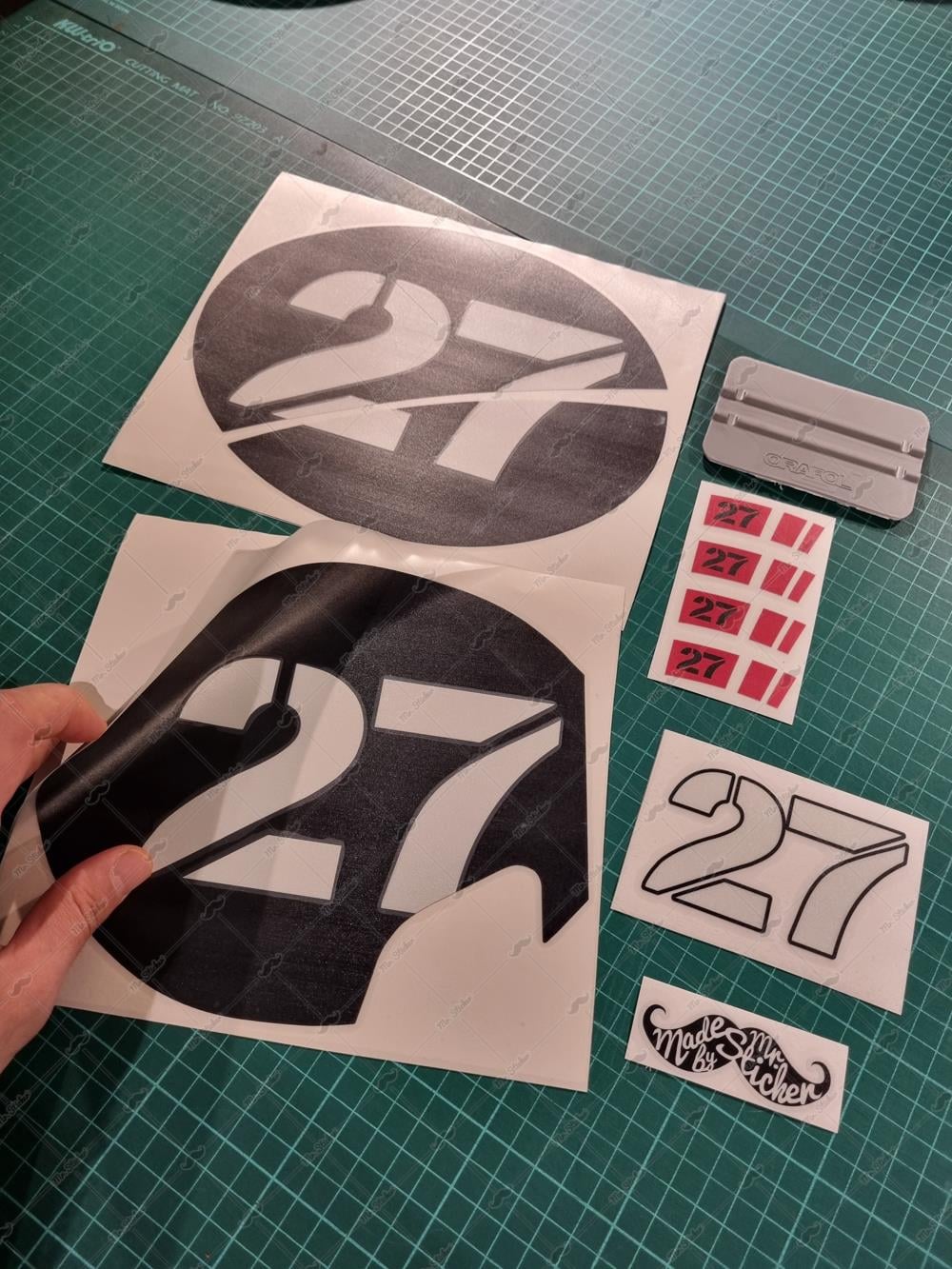 STS14 Vespa Sei Giorni Reflektif Custom Numara Seti