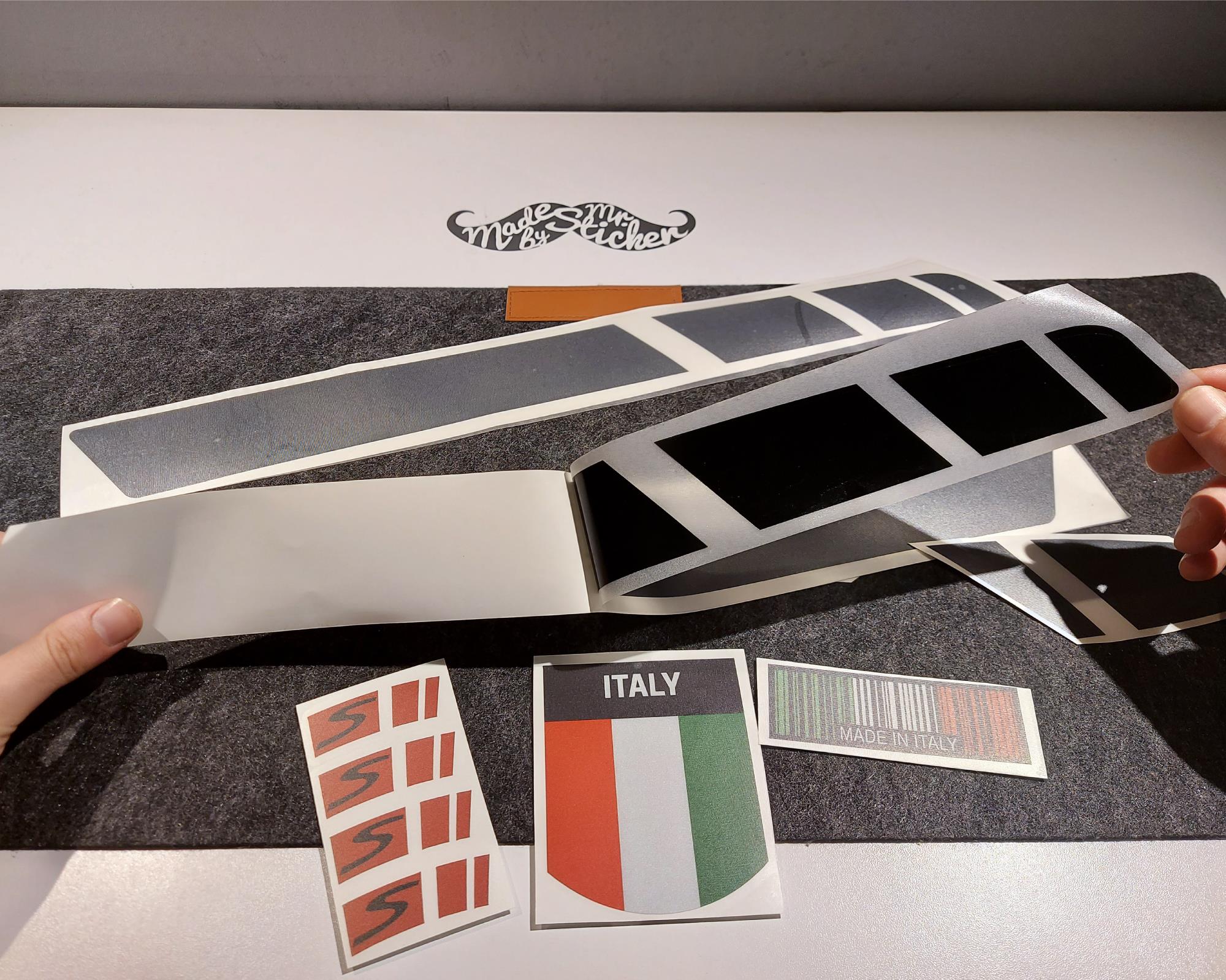 STS17 Italy Ozel Seri - Vespa Super Sticker Seti GT200 GTS250 GTS300 Yan Cita