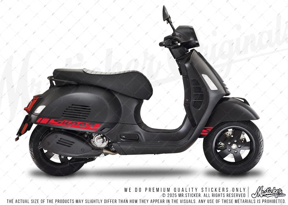 STS43 Vespa Uyumlu Super Yan Cita Seti Renk Secenekli