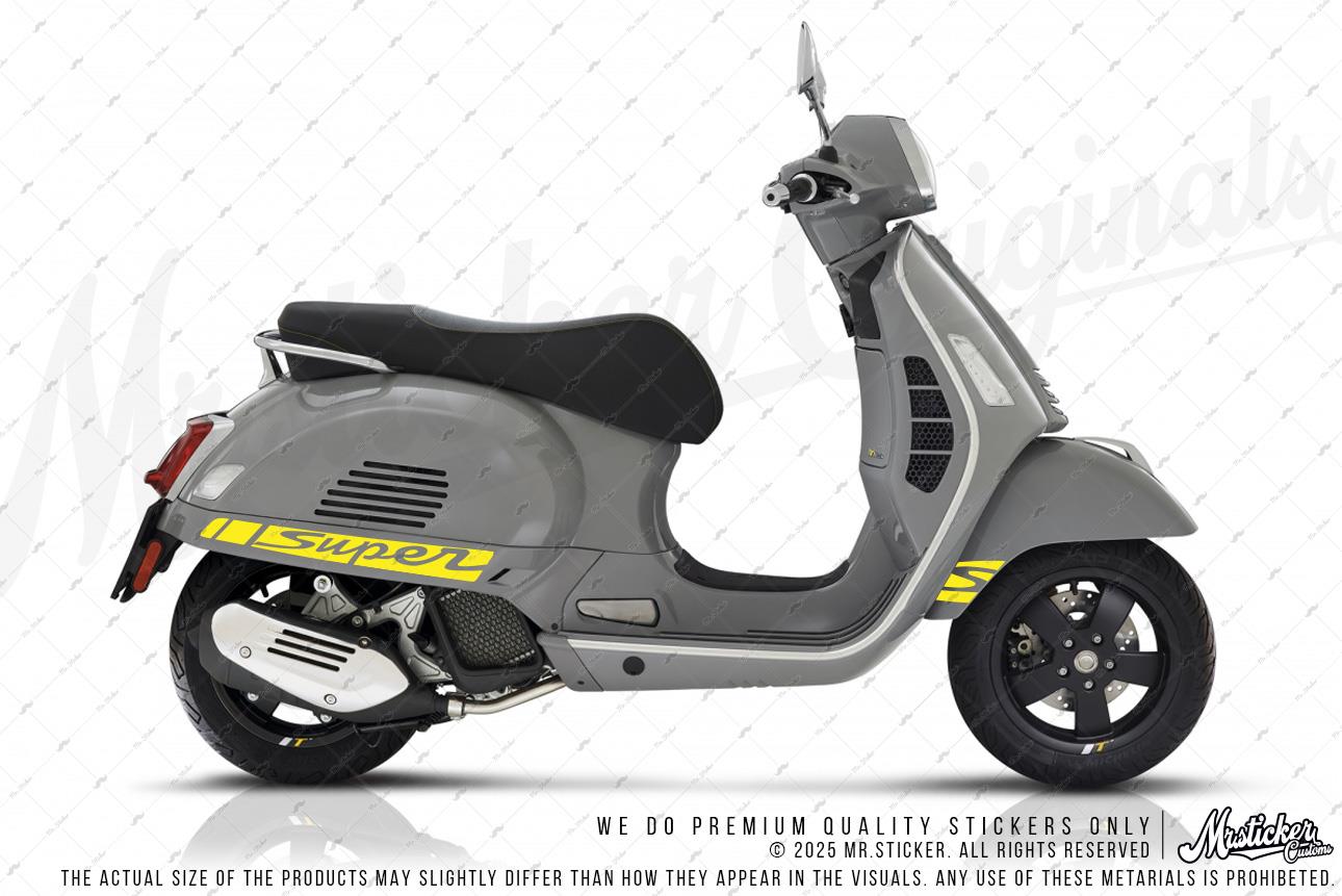STS43 Vespa Uyumlu Super Yan Cita Seti Renk Secenekli