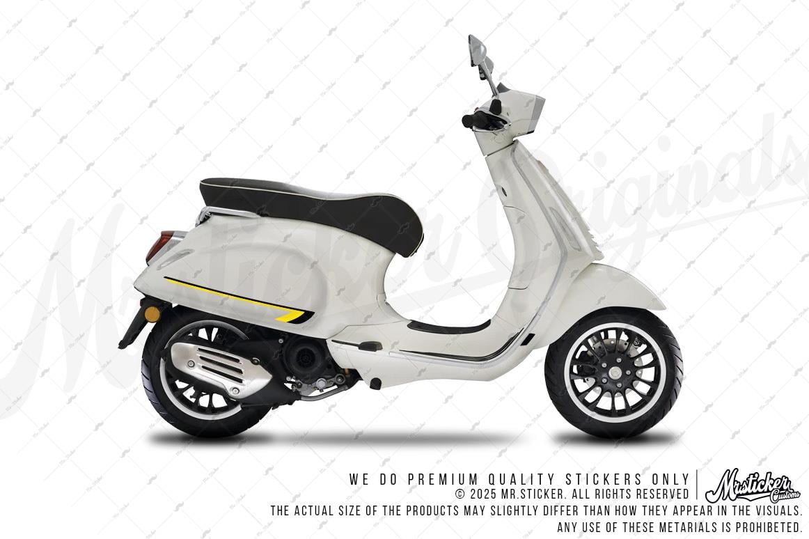 STS47 Vespa Primavera ve Sprint Uyumlu Yan Cita Sticker Seti