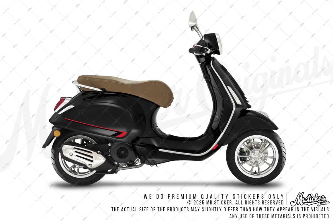 STS47 Vespa Primavera ve Sprint Uyumlu Yan Cita Sticker Seti
