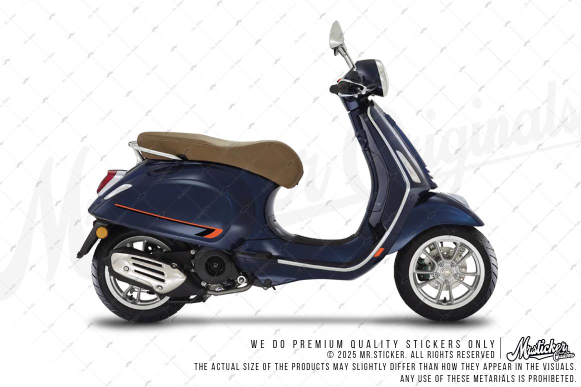 STS47 Vespa Primavera ve Sprint Uyumlu Yan Cita Sticker Seti